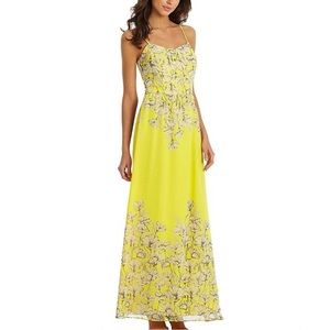 Gianni Bini yellow floral maxi